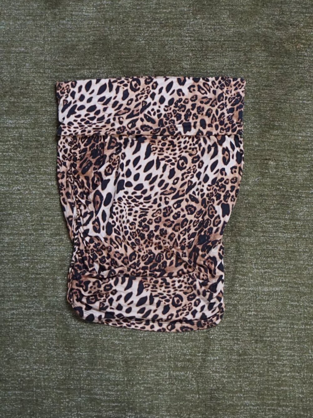 NWT Buffalo Jeans leopard print tube top (best fits women's M–L)
